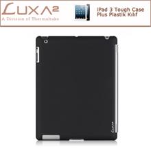 LUXA2 iPad 3 Tough Case Plus Plastik Kılıf - Siyah LHA0063