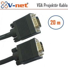 V-net VGA 20m Video Projektör kablosu, Gold Plated NVN-VGA 20.0m